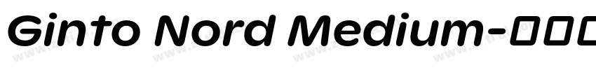 Ginto Nord Medium字体转换 Ginto Nord Medium字体转换